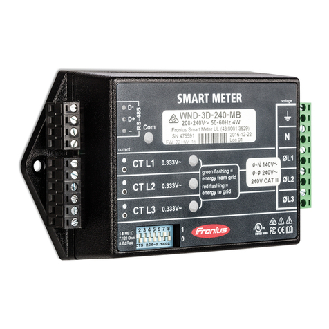 FRO­NIUS Smart Meter 240V-3 UL User manual