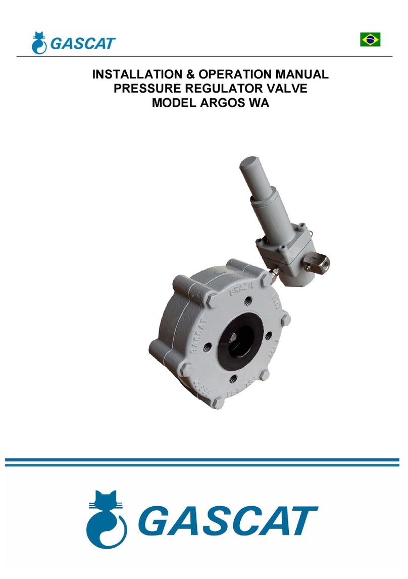 Gascat ARGOS WA Installation & operation manual