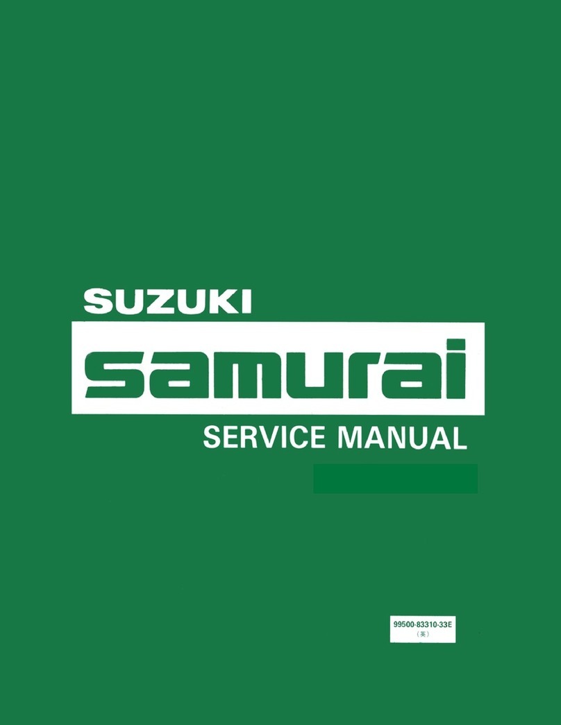 Suzuki Samurai 1986 User manual