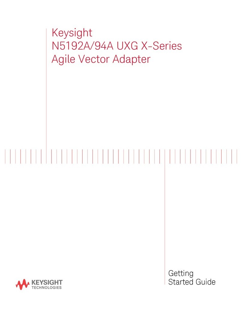 Keysight Technologies UXG X Series Getting started guide