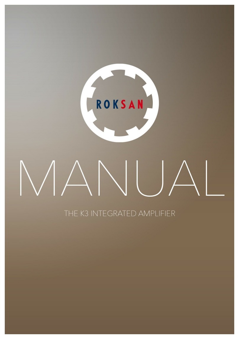 Roksan Audio K3 manual