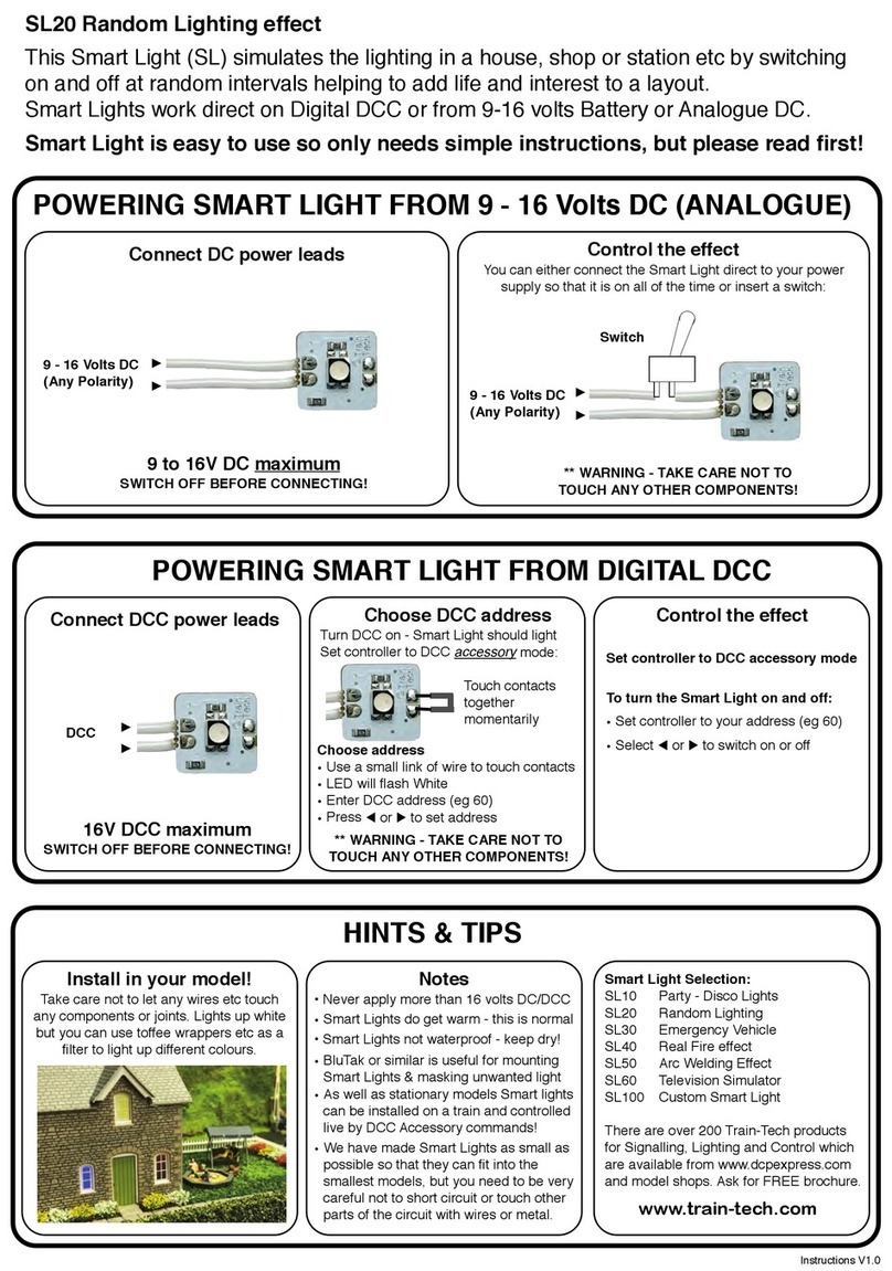 Train-Tech SL Series quick start guide