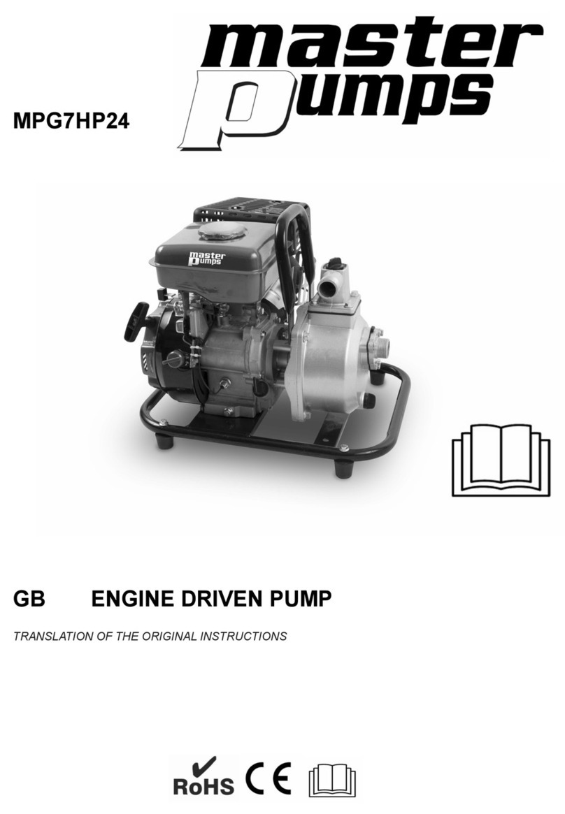 Master Pumps MPG7HP24 Original instructions Master Pumps MPG7HP24 Original instructions
