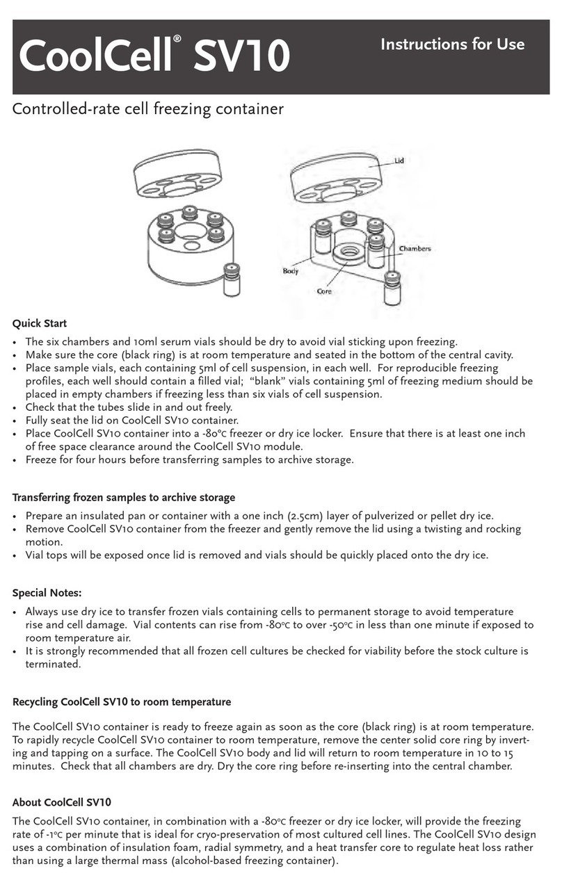 Brooks CoolCell SV10 User manual