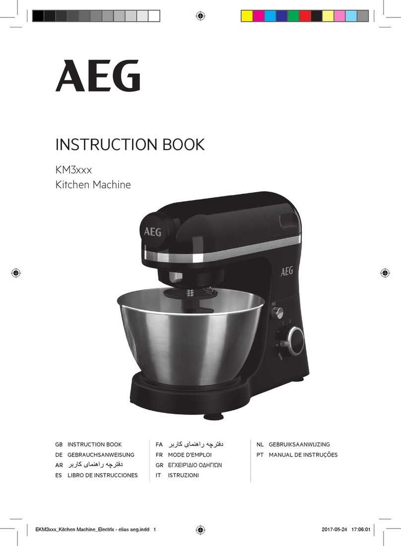 AEG KM3 Series User manual