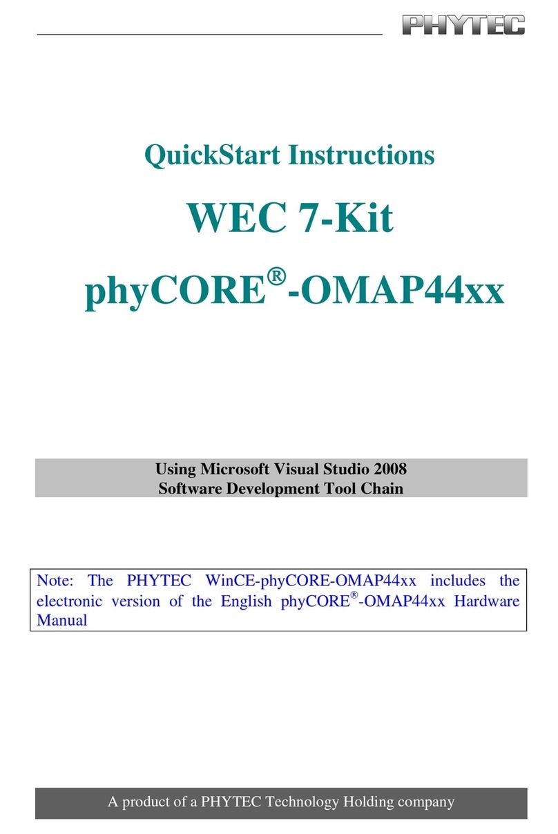 Phytec phyCORE-OMAP44 Series Programming manual