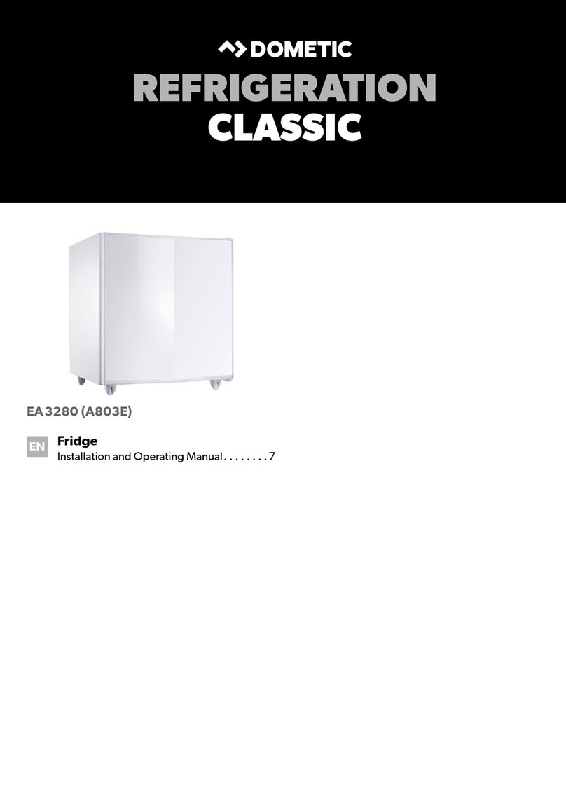 Dometic miniCool EA 3280 Installation and operating manual