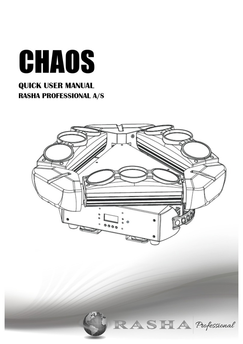 RASHA PROFESSIONAL Chaos Quick user manual RASHA PROFESSIONAL Chaos Quick user manual