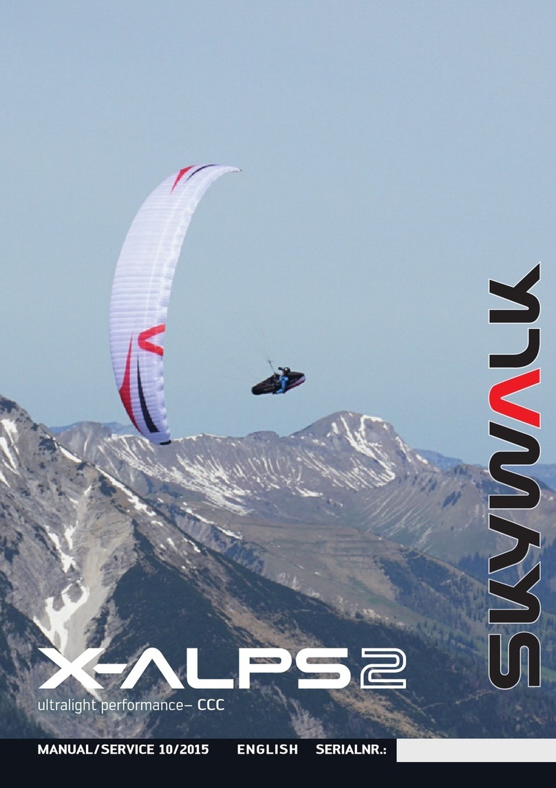 Skywalk RANGE X-ALPS2 User manual Skywalk RANGE X-ALPS2 User manual