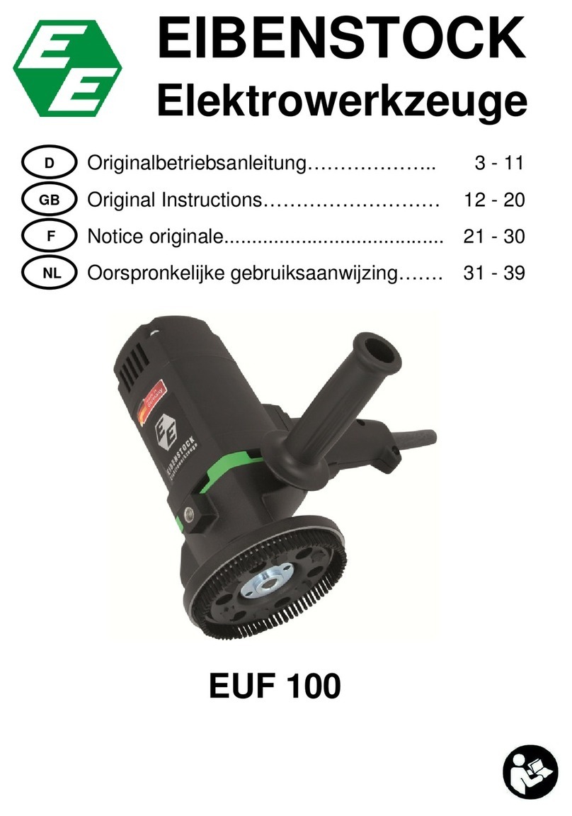 EIBENSTOCK EUF 100 Original instructions