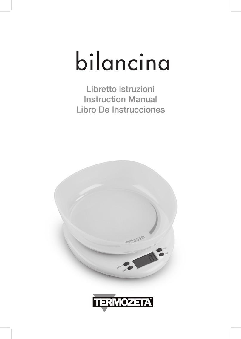 Termozeta Bilancina User manual