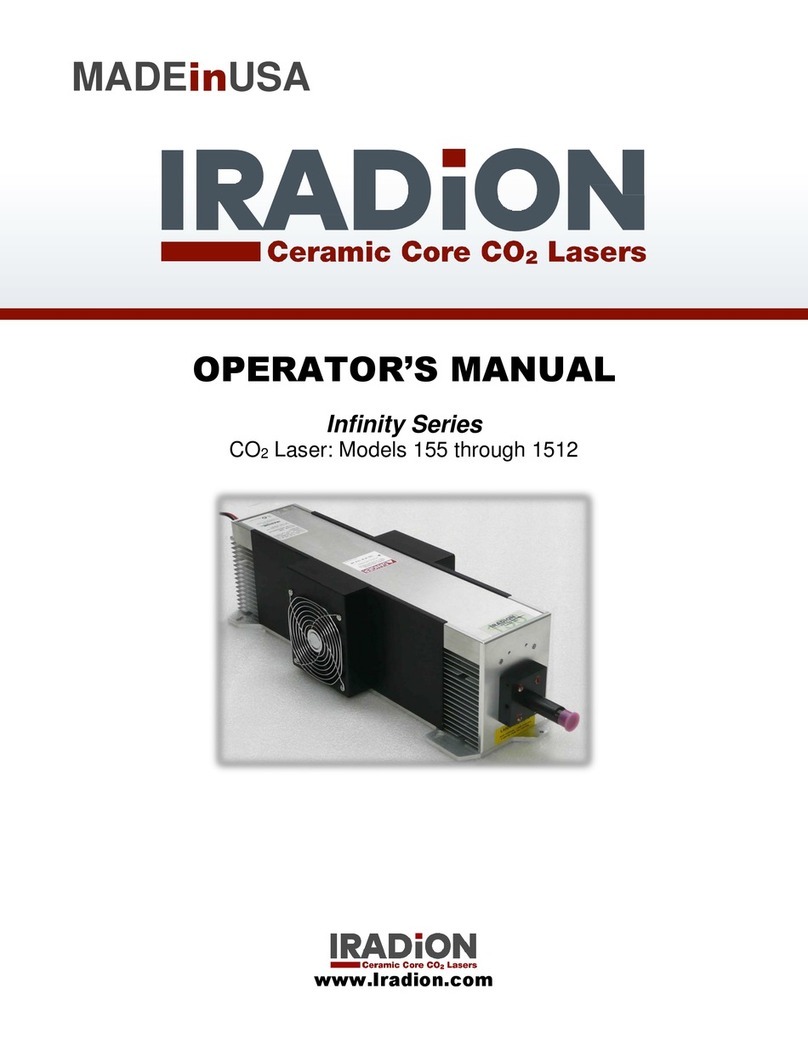 Iradion Infinity Series Operator's manual