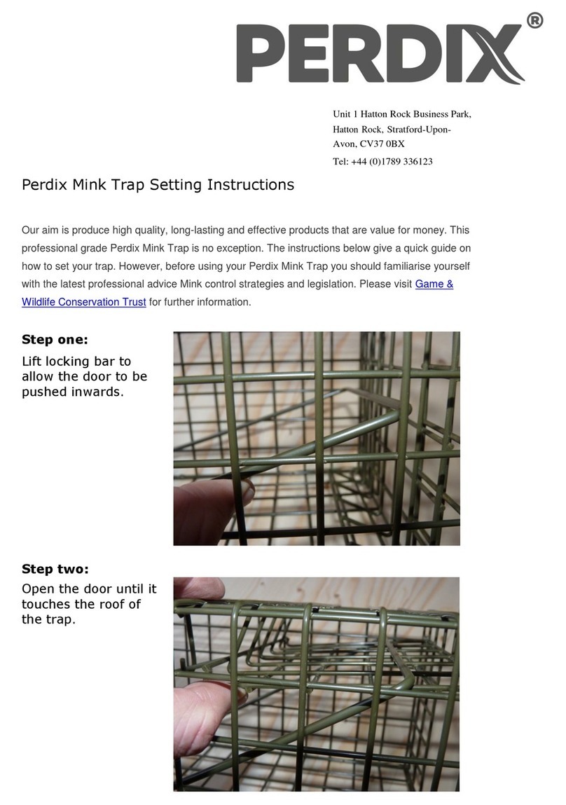 PERDIX Mink Trap Operating manual