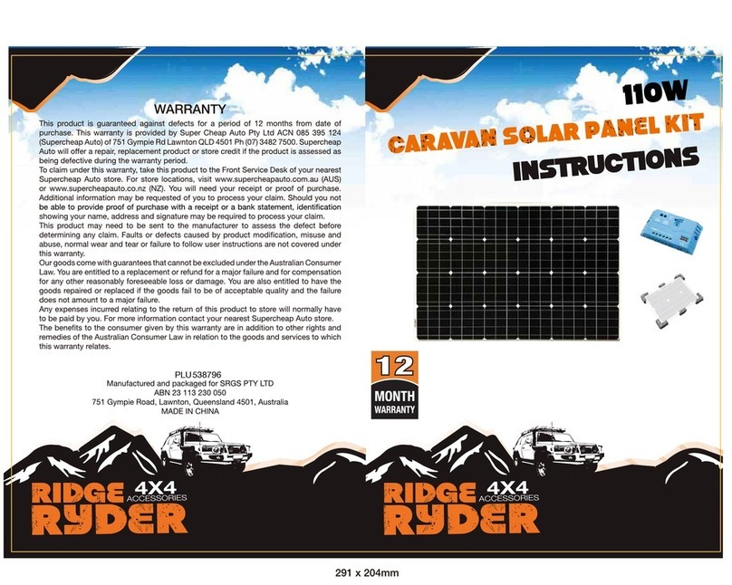RIDGE RYDER 538796 User manual