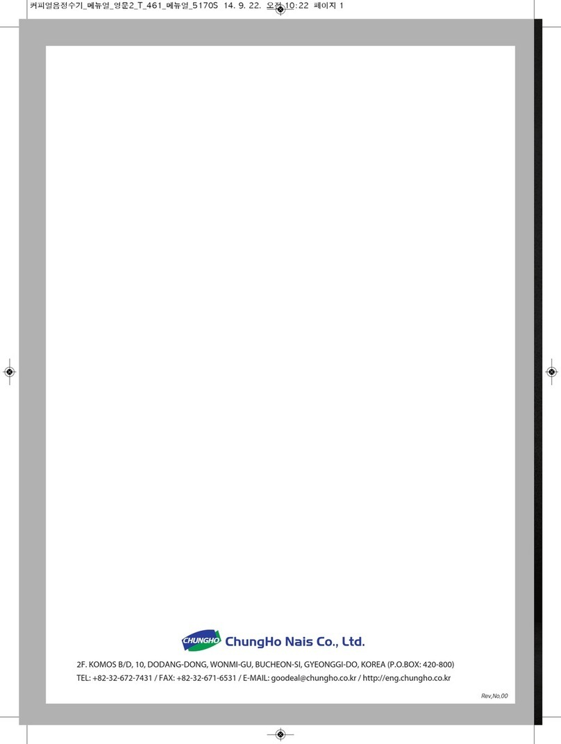 Chungho WHI CAFFE CHP-5230S user manual