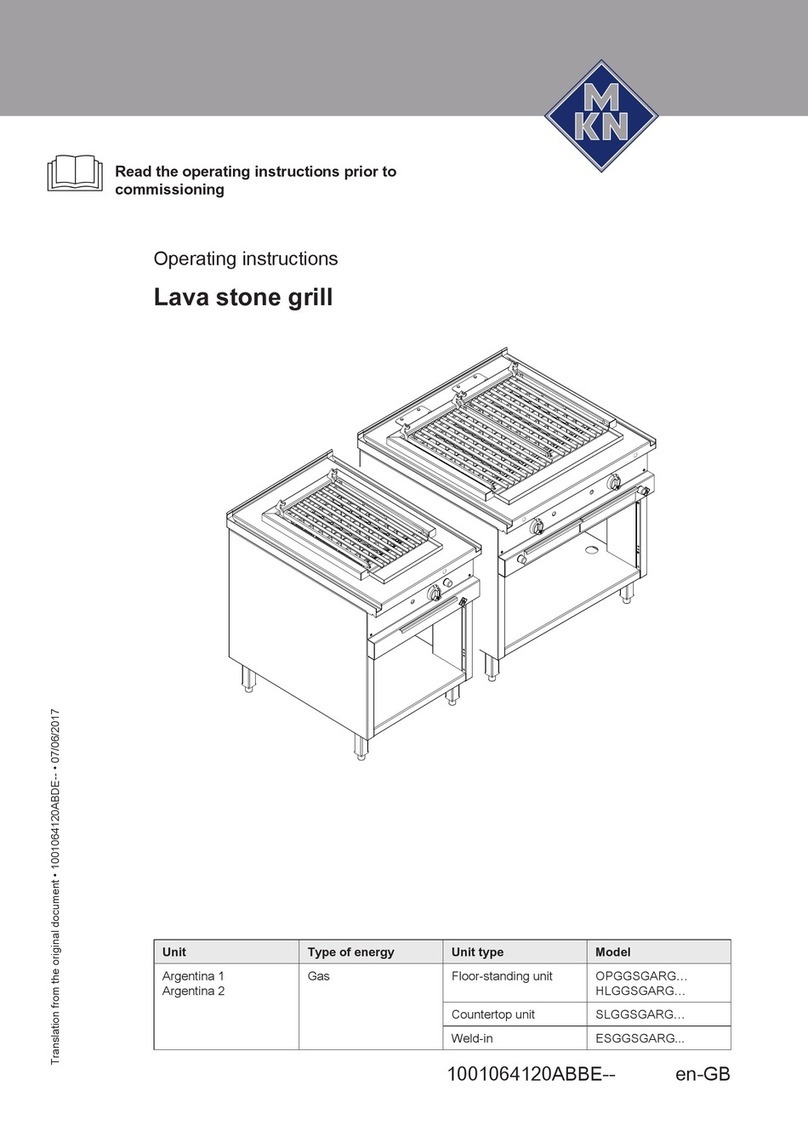 MKN OPGGSGARG Series operating instructions