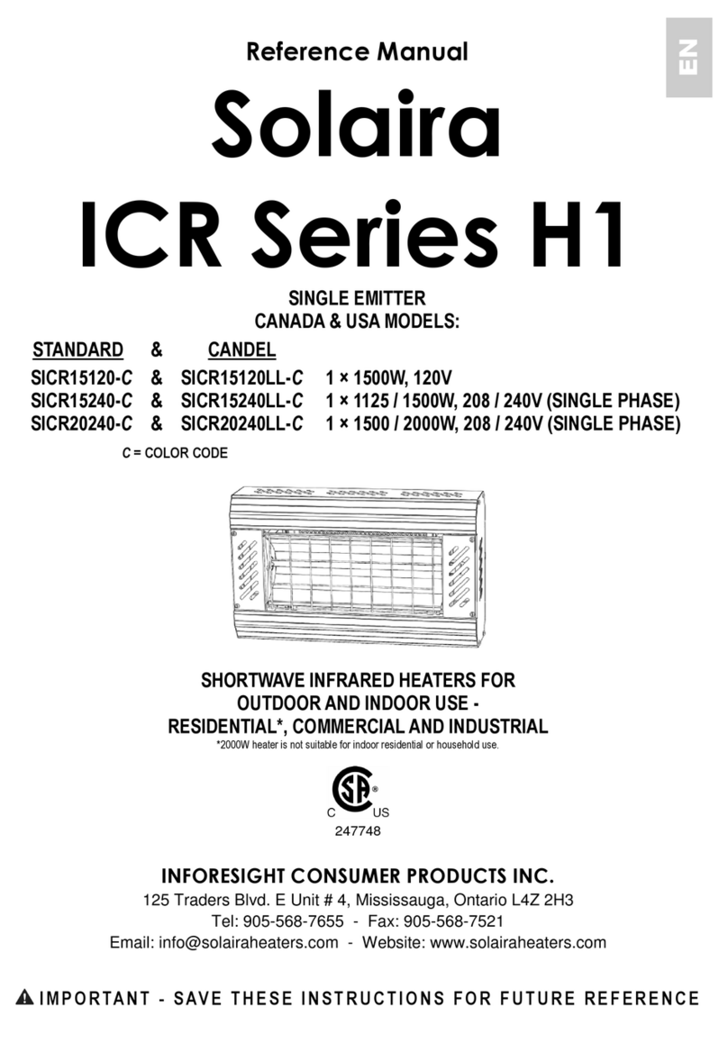 Inforesight Solaira ICR H1 Series Reference manual Inforesight Solaira ICR H1 Series Reference manual