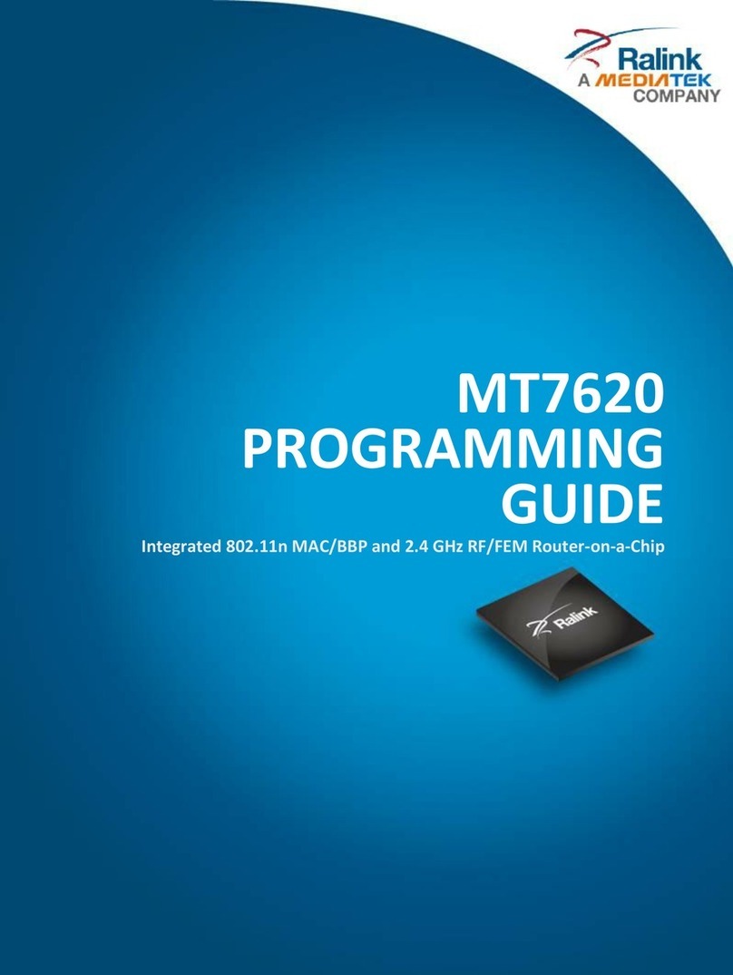 MEDIATEK Ralink MT7620 Programming guide