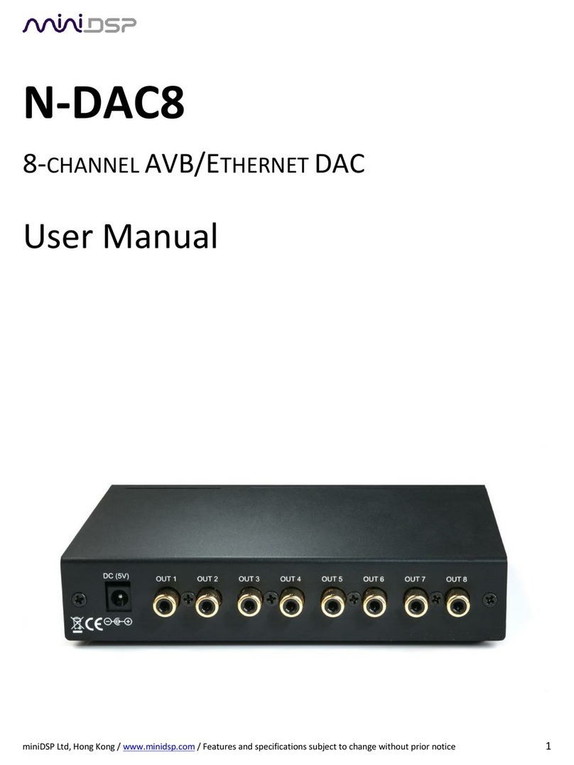 miniDSP N-DAC8 user manual