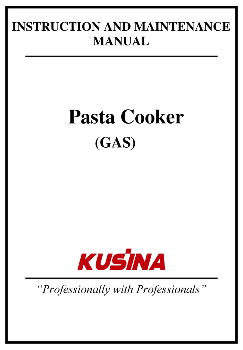 Kusina 70 Series Instruction and maintenance manual