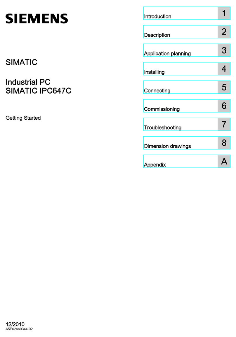 Siemens Simatic IPC647C User manual