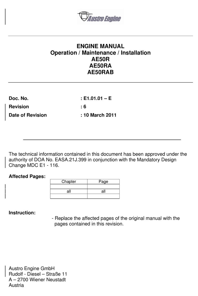 Austro Engine AE50R Instruction manual