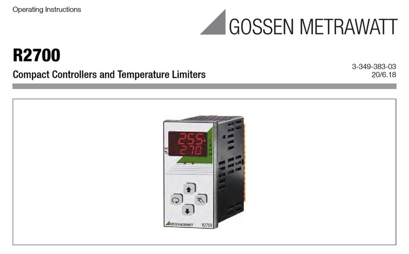Gossen MetraWatt R2700 User manual