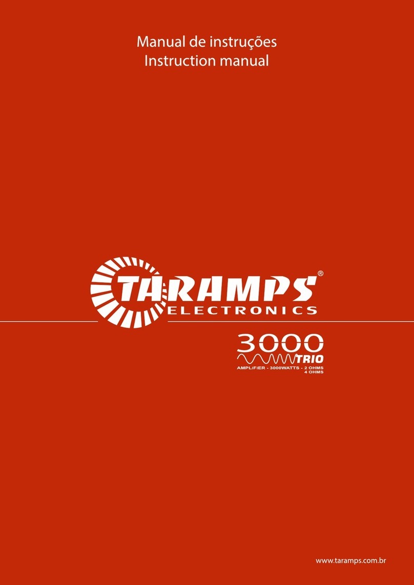 Taramps Electronics 3000 Trio Series instruction manual