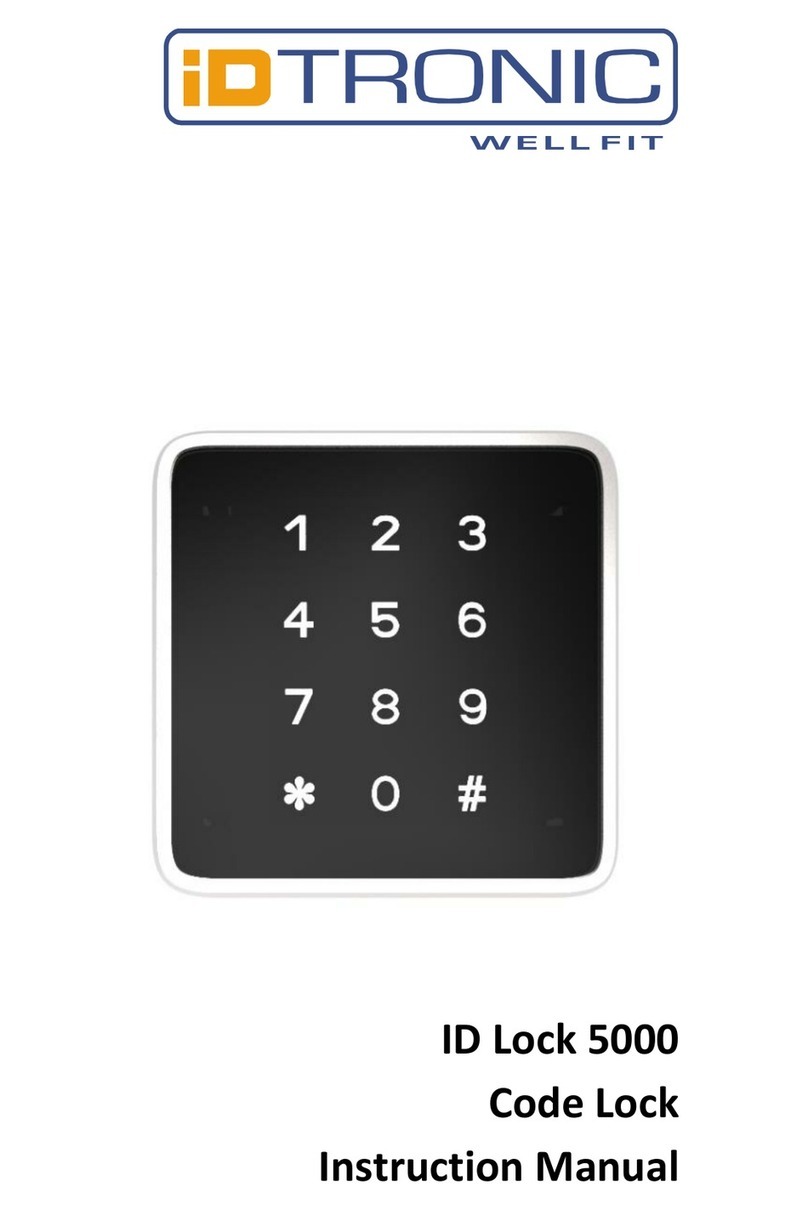 iDTRONIC ID Lock 5000 instruction manual