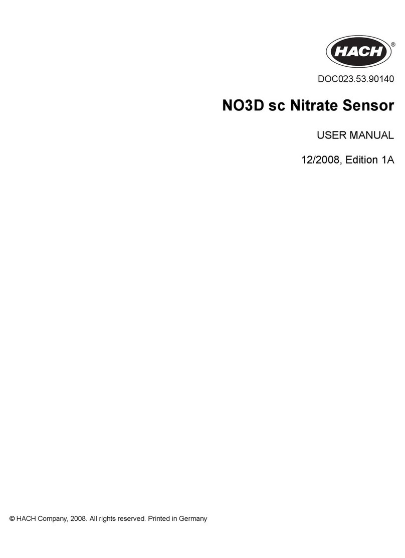 Hach NO3D sc user manual