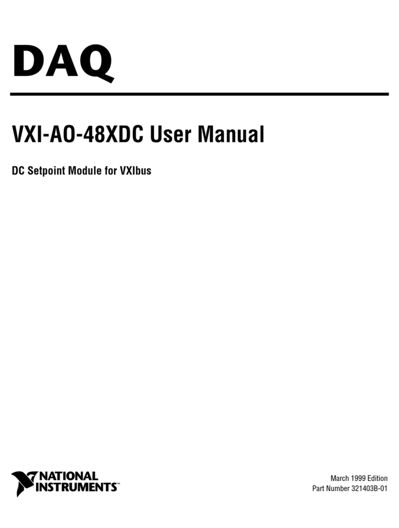 National Instruments VXI-AO-48XDC User manual National Instruments VXI-AO-48XDC User manual