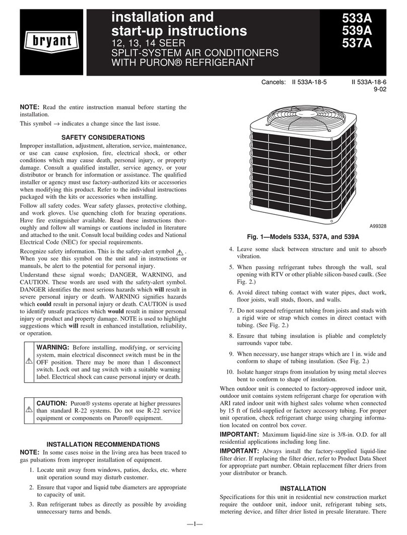 Bryant PURON 539A Instructions and recipes
