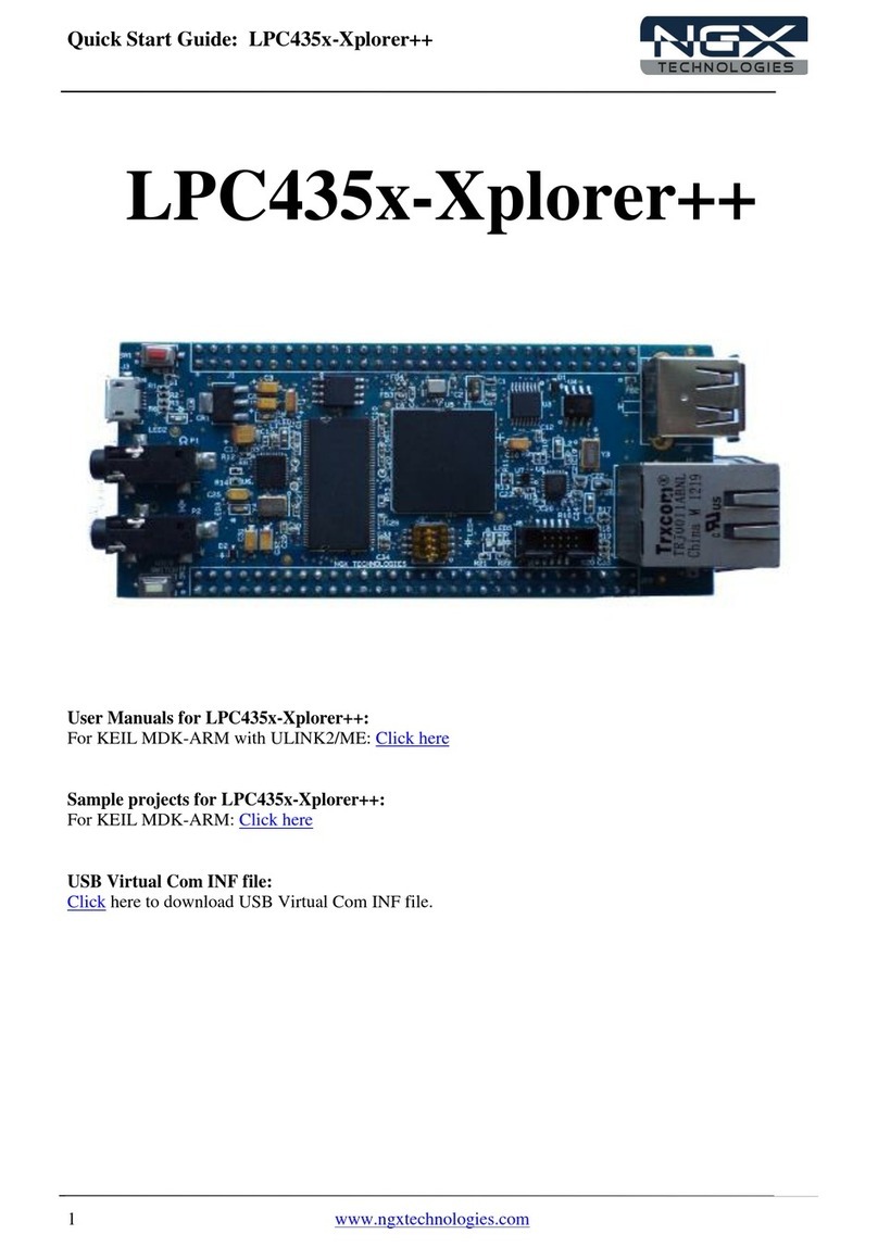 NGX Technologies LPC435x-Xplorer++ User manual NGX Technologies LPC435x-Xplorer++ User manual
