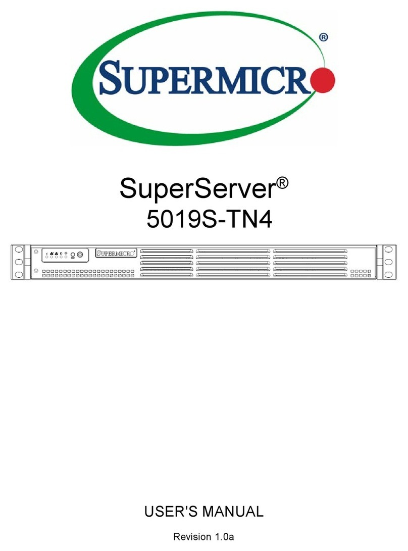 Supermicro SuperServer 5019S-TN4 User manual