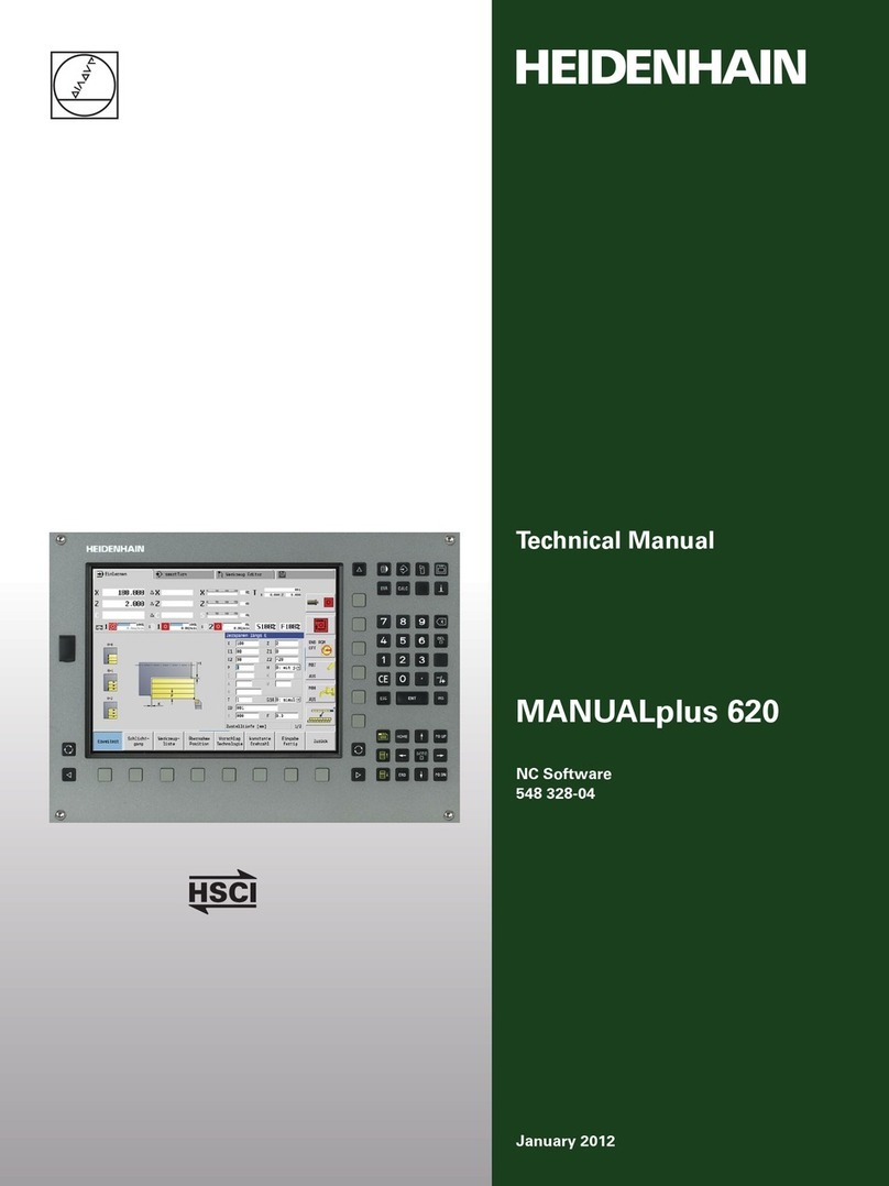 HEIDENHAIN MANUALPLUS 620 User manual