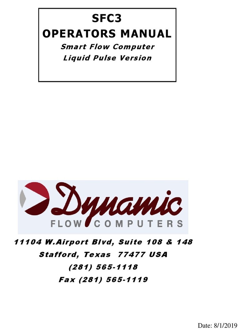 Dynamic SFC3 Operator's manual