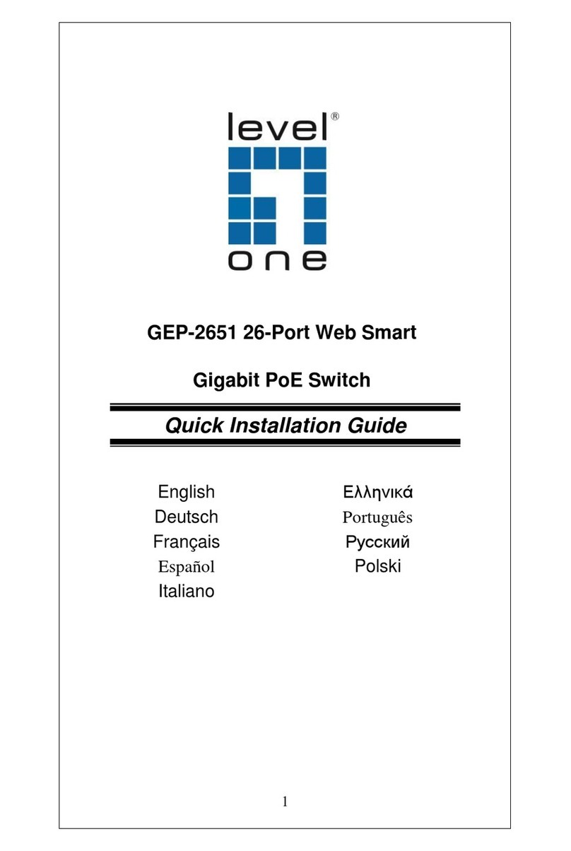 LevelOne GEP-2651 Quick installation guide LevelOne GEP-2651 Quick installation guide