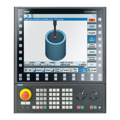 Siemens SINUMERIK 840D sl Parts list manual