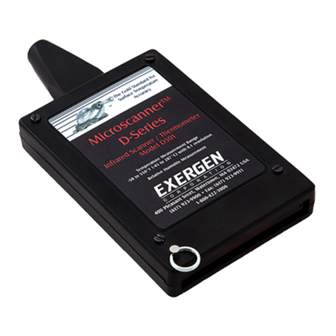 Exergen Microscanner D Series User manual