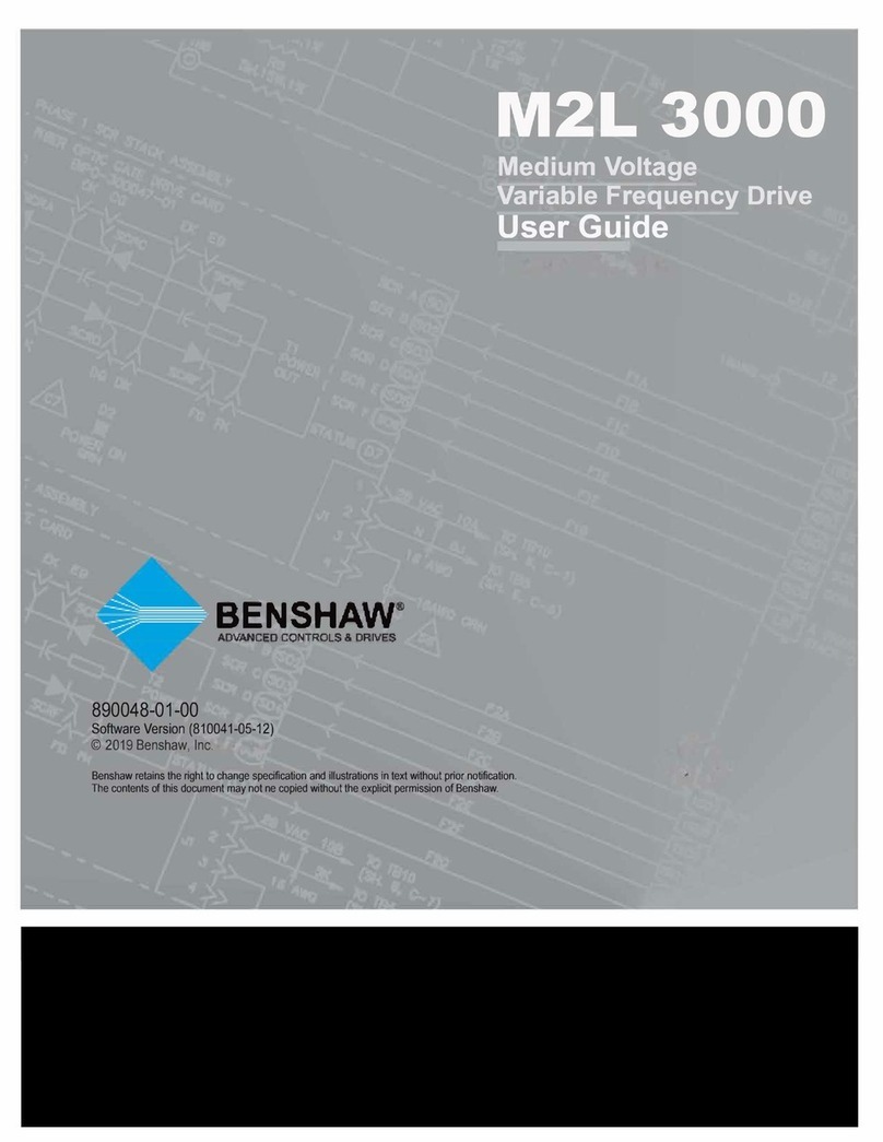 BENSHAW M2L 3000 user guide