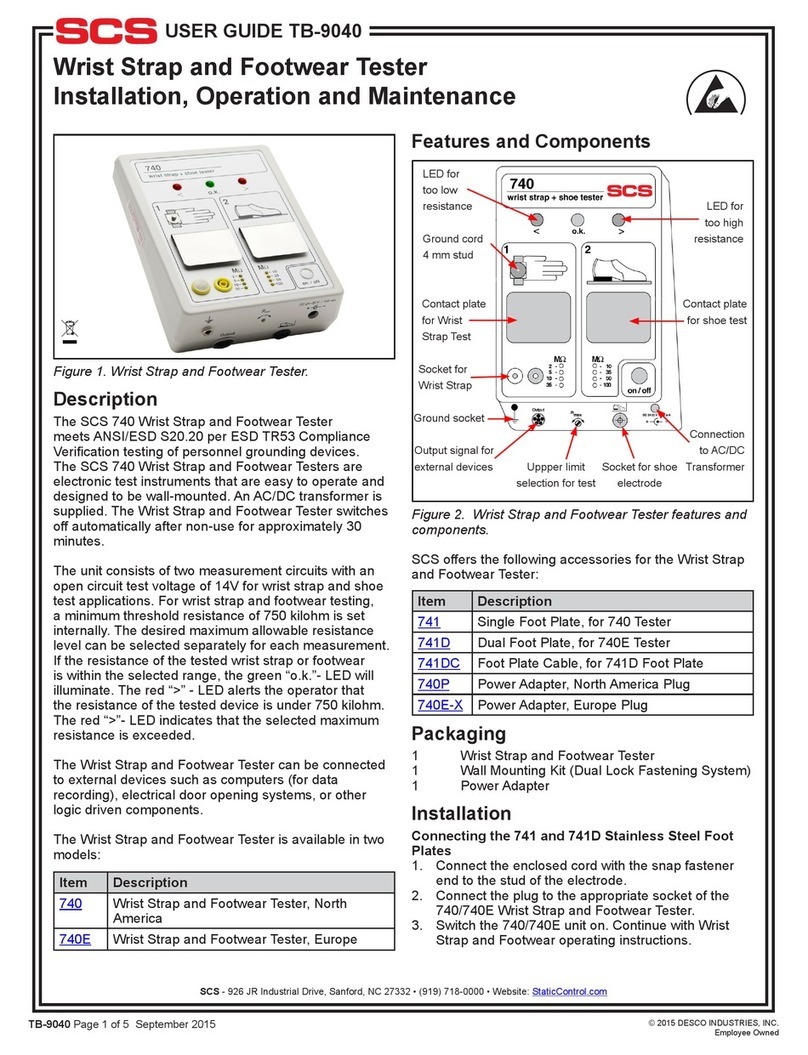 SCS 740 user guide
