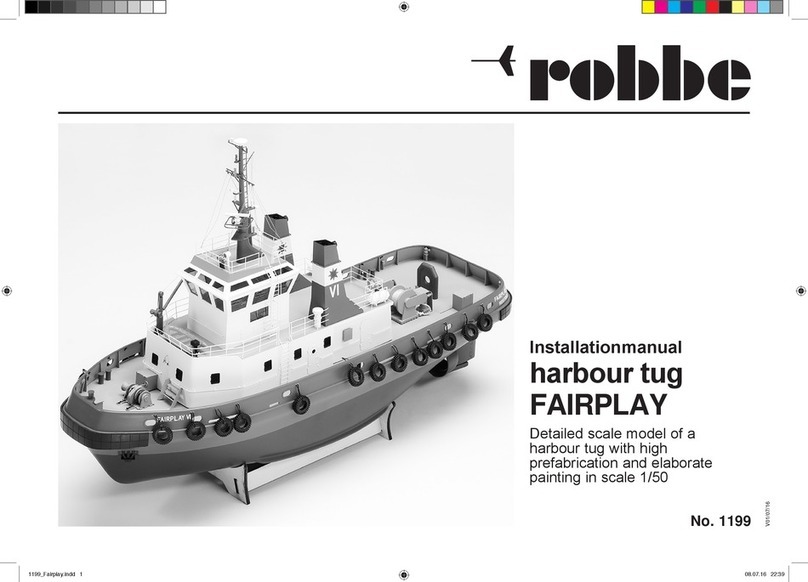 ROBBE harbour tug FAIRPLAY User manual