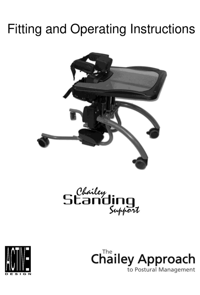 Active Design Chailey Standing Support Fitting and operating instructions