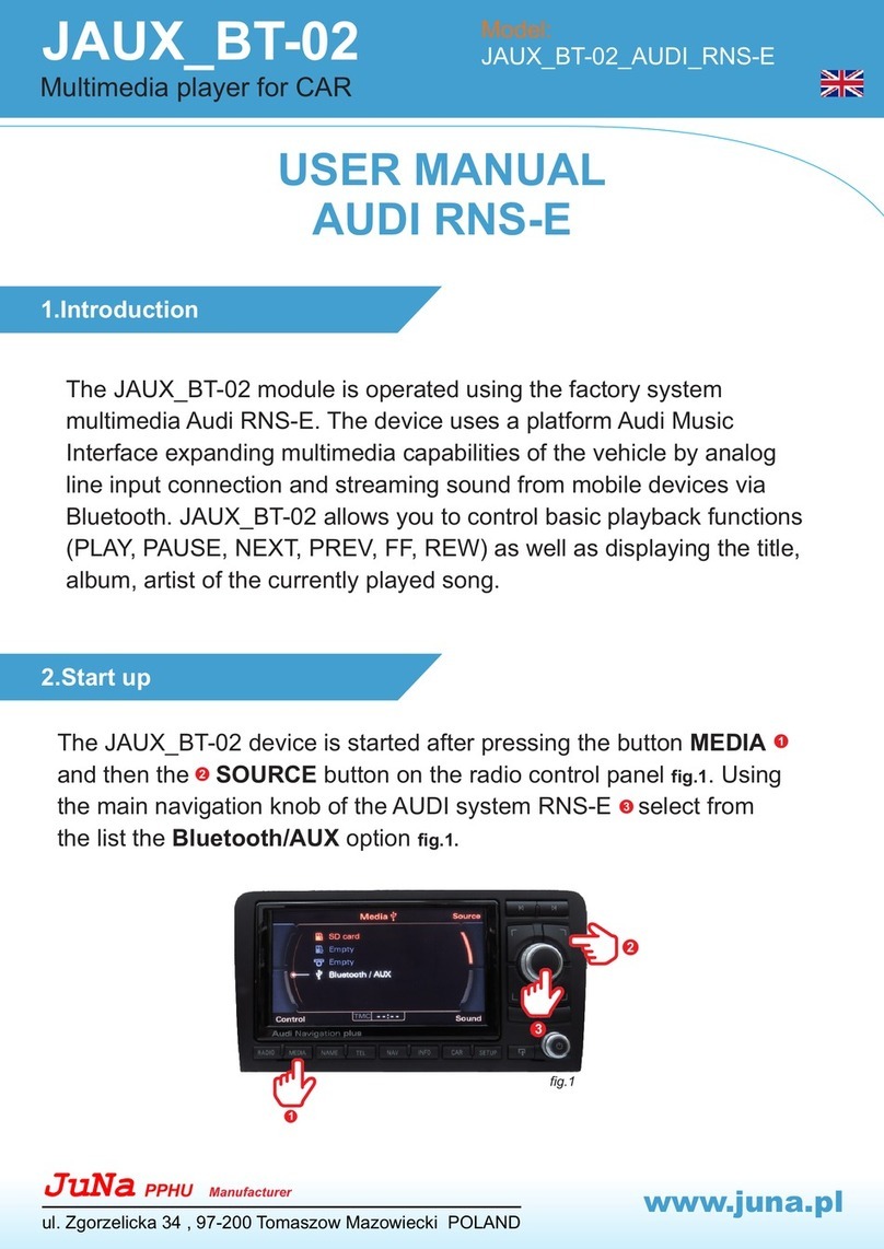 Juna JAUX BT-02 User manual