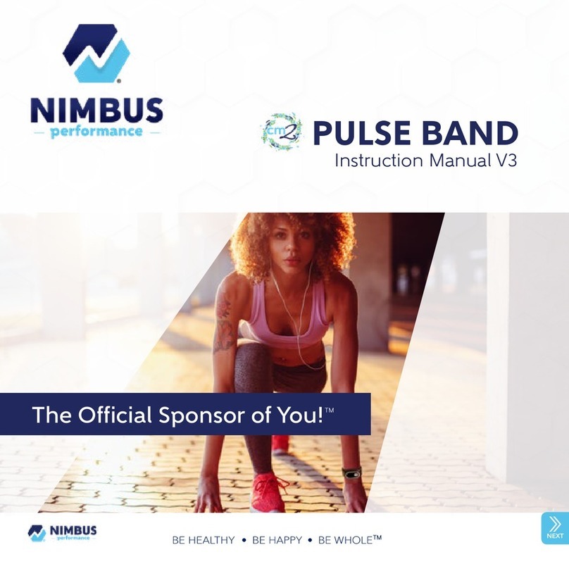Nimbus Water Systems cm2 Pulse BAND instruction manual