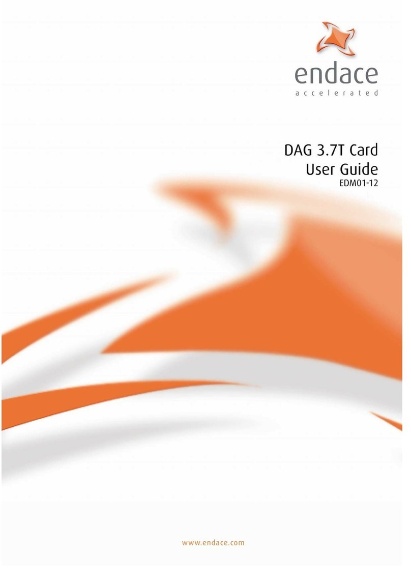 Endace DAG 3.7T User manual