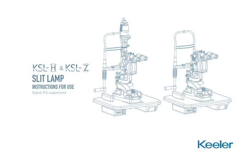 Keeler KSL-H Instructions for use