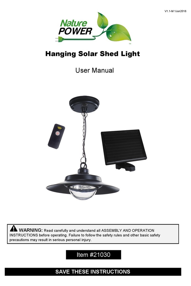 Nature Power 21030 user manual