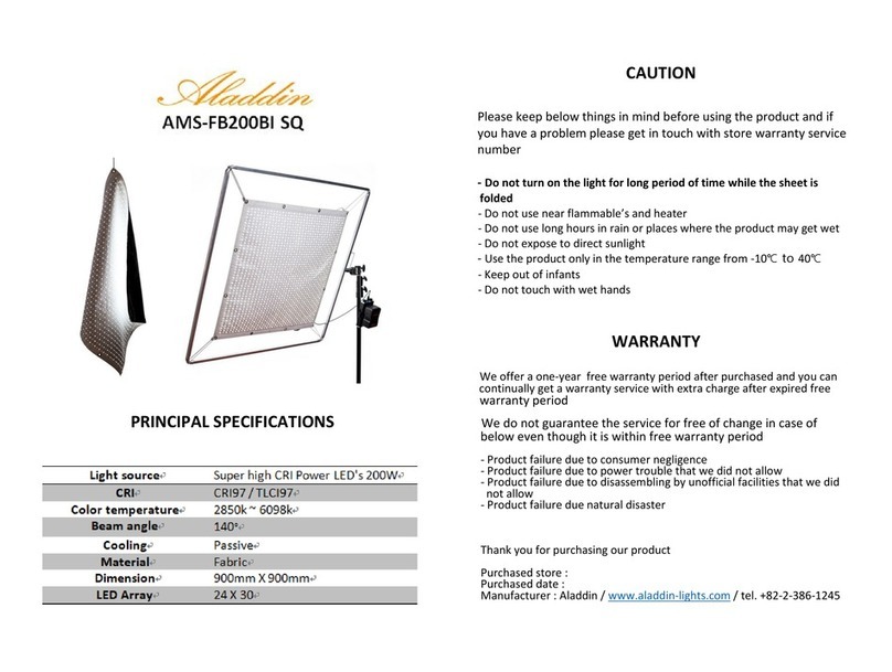 Aladdin AMS-FB200BI SQ manual