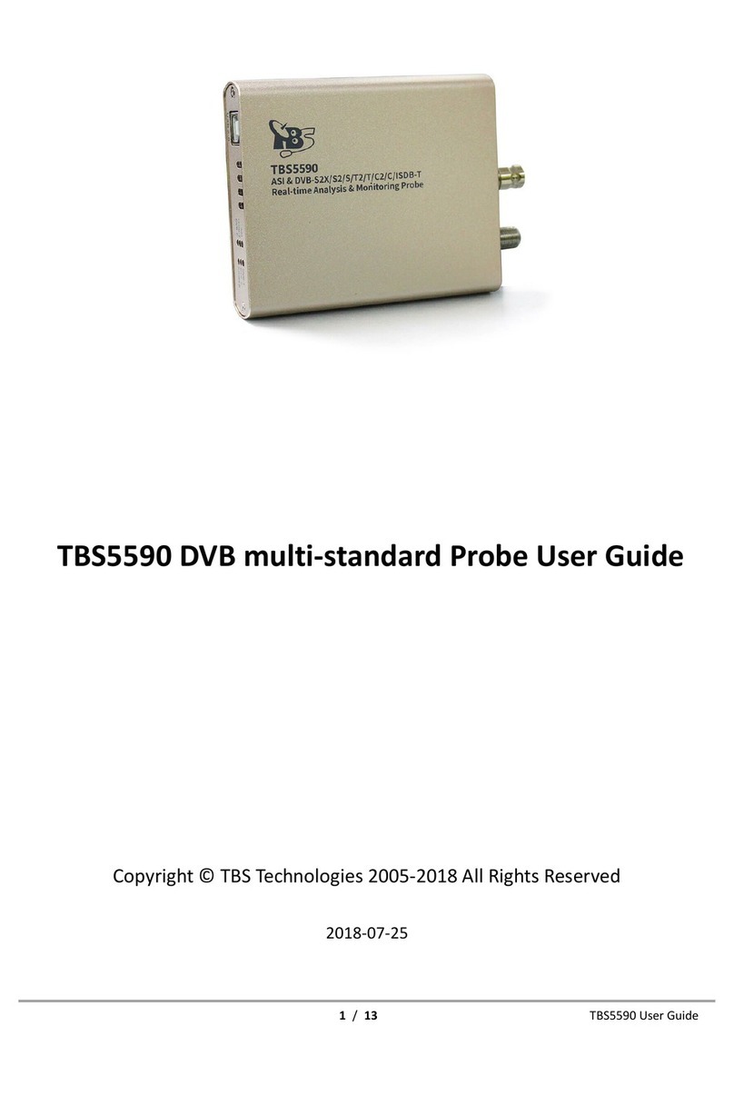 TBS technologies TBS5590 User manual